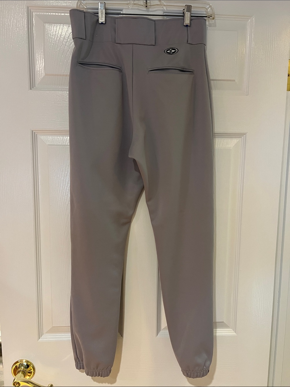 Easton Men's Light Gray Baseball Pants - Picture 2 of 5